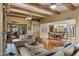 Open concept living and dining area with hardwood floors at 5777 N 78Th Pl, Scottsdale, AZ 85250