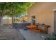 Relaxing patio space with a wooden table and chairs at 5777 N 78Th Pl, Scottsdale, AZ 85250