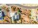 Aerial view of house and surrounding property, showcasing ample space at 605 N Star Ct, Apache Junction, AZ 85119