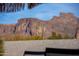 Stunning mountain views from the backyard at 605 N Star Ct, Apache Junction, AZ 85119