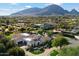 View of the property from above showcasing its size and landscaping at 6601 E Valley Vista Ln, Paradise Valley, AZ 85253