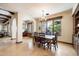 Bright breakfast nook with a table and chairs, adjacent to the kitchen at 6601 E Valley Vista Ln, Paradise Valley, AZ 85253