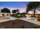 Landscaped backyard with a fire pit and plenty of space for outdoor gatherings at 6601 E Valley Vista Ln, Paradise Valley, AZ 85253