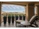 Private balcony boasting stunning city and mountain views at 7175 E Camelback Rd # 601, Scottsdale, AZ 85251