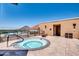 Rooftop hot tub with city views and lounge chair at 7175 E Camelback Rd # 601, Scottsdale, AZ 85251