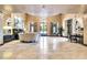 Elegant building lobby with seating area and high ceilings at 7175 E Camelback Rd # 601, Scottsdale, AZ 85251