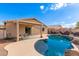 Private backyard pool, perfect for relaxation at 7244 S Sunrise Way, Buckeye, AZ 85326