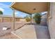 Covered patio and a view of the backyard at 7504 S Sundown Ct, Buckeye, AZ 85326