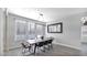 Elegant dining room features a large wood table and six chairs at 7563 E Plata Ave, Mesa, AZ 85212