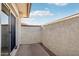 Private patio area with sliding glass door access at 8131 N 107Th Ave # 76, Peoria, AZ 85345