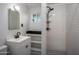 Updated bathroom with subway tile shower and modern vanity at 903 W Mackenzie Dr, Phoenix, AZ 85013