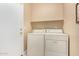 Convenient laundry room with washer and dryer at 10173 E Conieson Rd, Scottsdale, AZ 85260