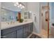 Elegant bathroom with double vanity and large mirror at 13600 N Fountain Hills Blvd # 604, Fountain Hills, AZ 85268