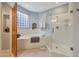 Relaxing bathroom featuring a soaking tub and walk-in shower at 13600 N Fountain Hills Blvd # 604, Fountain Hills, AZ 85268