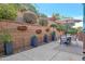 Private patio with seating area and potted plants at 13600 N Fountain Hills Blvd # 604, Fountain Hills, AZ 85268