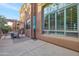 Private patio with seating area and umbrella at 13600 N Fountain Hills Blvd # 604, Fountain Hills, AZ 85268