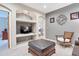 Open sitting area with built-in entertainment center at 13600 N Fountain Hills Blvd # 604, Fountain Hills, AZ 85268