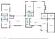 Detailed floor plan of the home, showing dimensions of each room at 1431 E San Juan Ave, Phoenix, AZ 85014