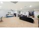 Bright living room featuring hardwood floors and modern furniture at 1720 W Sunnyslope Ln, Phoenix, AZ 85021