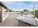Backyard with refreshing pool and ping pong table at 1720 W Sunnyslope Ln, Phoenix, AZ 85021