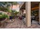 Spacious backyard patio with seating area and fire pit at 23113 N 89Th Pl, Scottsdale, AZ 85255