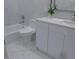 Elegant bathroom with marble vanity and bathtub at 26811 N 41St Ct, Cave Creek, AZ 85331