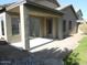 Covered patio with stone flooring at 26811 N 41St Ct, Cave Creek, AZ 85331