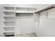 Large walk-in closet with shelves and hanging rod at 370 W Gail Dr, Gilbert, AZ 85233