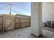 Private backyard with patio and storage unit at 6920 E 4Th St # 105, Scottsdale, AZ 85251