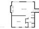 Lower level floor plan showing Gathering room, bedroom, and laundry at 7320 N 46Th Cir, Glendale, AZ 85301