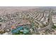 Wide view of the community, including homes, tennis courts, and pool at 9353 N 113Th Way, Scottsdale, AZ 85259