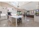 Open concept kitchen with island, stainless steel appliances and views to Gathering room at 9353 N 113Th Way, Scottsdale, AZ 85259