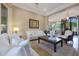 Spacious living room with a view of the entryway and backyard at 9353 N 113Th Way, Scottsdale, AZ 85259
