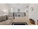 Open concept hallway with a modern railing and neutral decor at 9540 E Spiral Ave, Mesa, AZ 85212