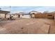 Large backyard with gravel landscaping and shed at 1031 S 98Th St, Mesa, AZ 85208