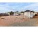 Spacious backyard with shed and gravel landscaping at 1031 S 98Th St, Mesa, AZ 85208