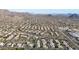 Aerial view of community, showcasing homes and mountain views at 12605 E Kalil Dr, Scottsdale, AZ 85259