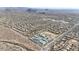 Aerial view of a residential area near a school at 12605 E Kalil Dr, Scottsdale, AZ 85259