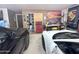 Two-car garage with ample storage space and workshop area at 13227 N Mimosa Dr # 117, Fountain Hills, AZ 85268