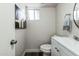 Clean and modern bathroom with white vanity and fixtures at 1531 W Colter St # 7, Phoenix, AZ 85015