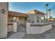 Front view of a stucco home with a gated entryway and courtyard at 15402 N 20Th St, Phoenix, AZ 85022