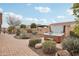 Inviting hot tub nestled in a landscaped backyard oasis at 18109 W Juniper Dr, Goodyear, AZ 85338