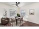 Cozy dining area with a marble table and four chairs at 1815 N Dayton St, Phoenix, AZ 85006