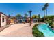 Charming western-themed community space with brick pathways at 1817 E Hayward Ave # 3, Phoenix, AZ 85020