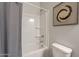 Bathroom with tub and shower at 18972 W Woodlands Ave, Buckeye, AZ 85326