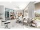 Kitchen and dining area with a breakfast nook and view of the backyard at 19619 N White Rock Dr, Sun City West, AZ 85375