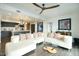 Modern living room featuring a sectional sofa and city views at 200 W Portland St # 817, Phoenix, AZ 85003