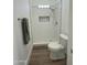 Clean bathroom with white subway tile and a shower/tub combo at 20801 N 90Th Pl # 161, Scottsdale, AZ 85255