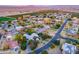 Aerial view showing house and expansive landscape at 2124 E Virginia St, Mesa, AZ 85213