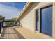 Private deck with blue door and railing, nice views at 2124 E Virginia St, Mesa, AZ 85213